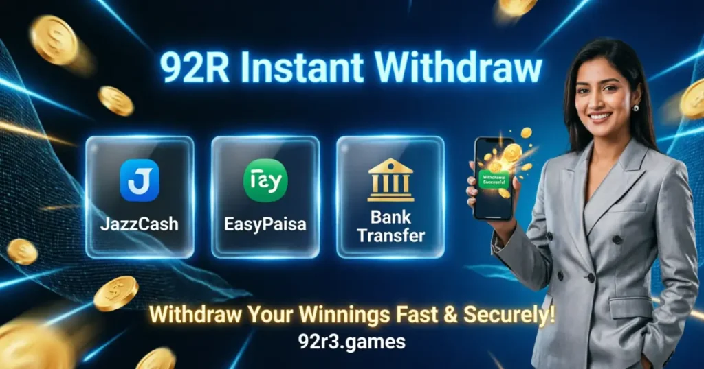 92R Game Withdraw